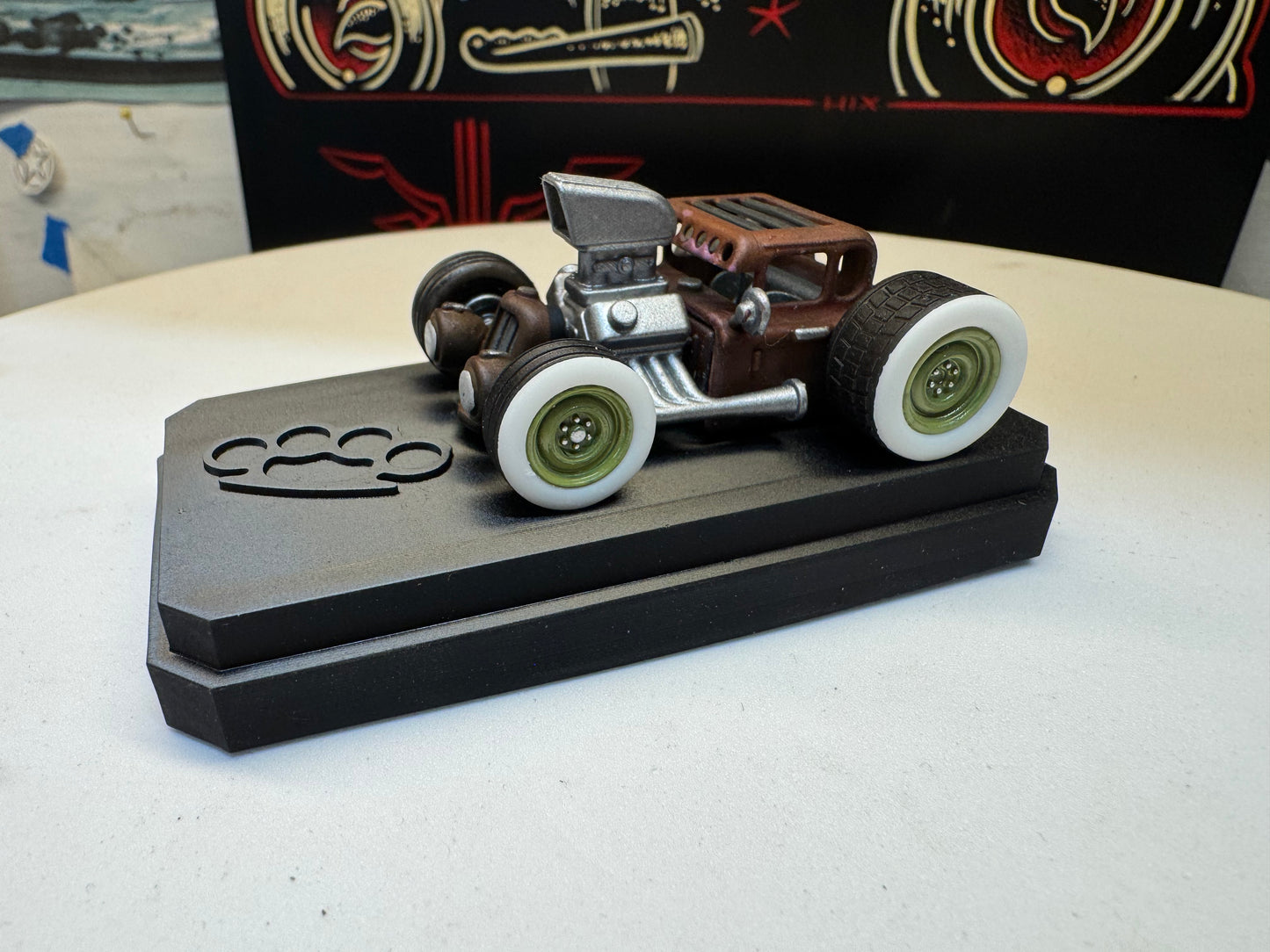 12 of 12 prototype Hix hotrod build short coupe 1/64