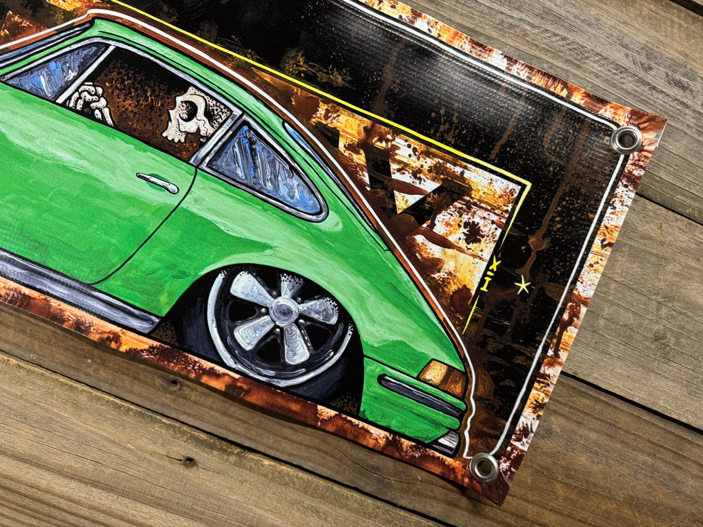 Banner- 73 porsche oneway