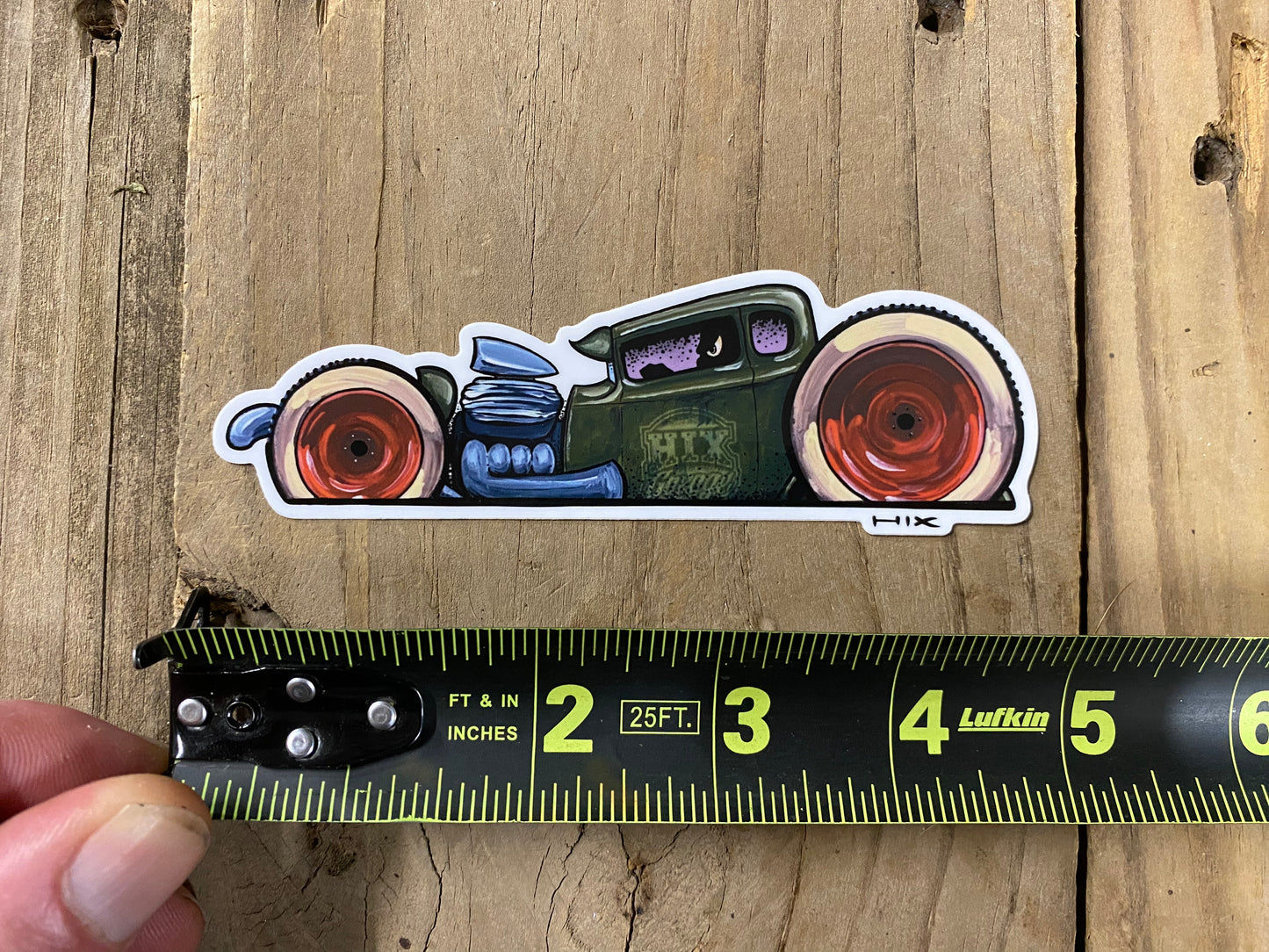 hixgarage Green Coupe 2025 Sticker