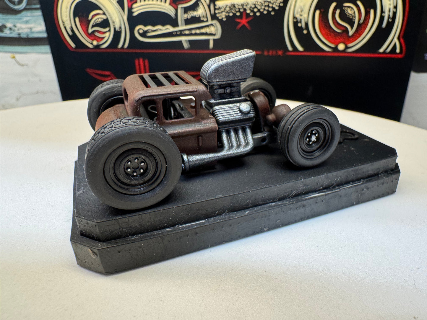 1 of 12 prototype Bonnie Hix hotrod build 1/64