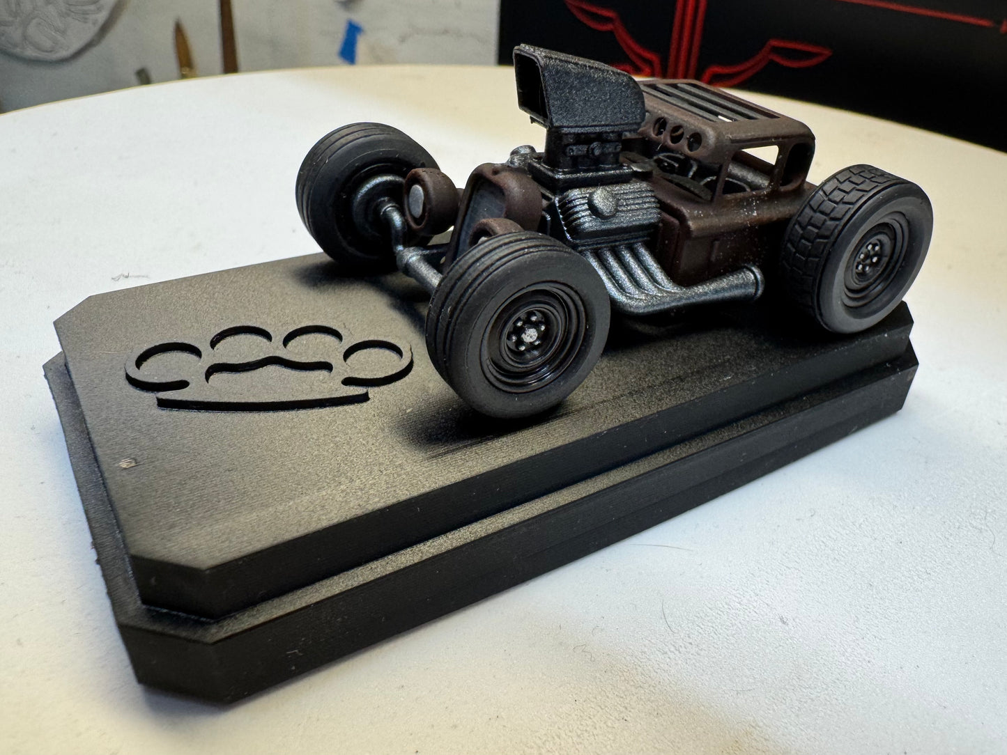 1 of 12 prototype Bonnie Hix hotrod build 1/64
