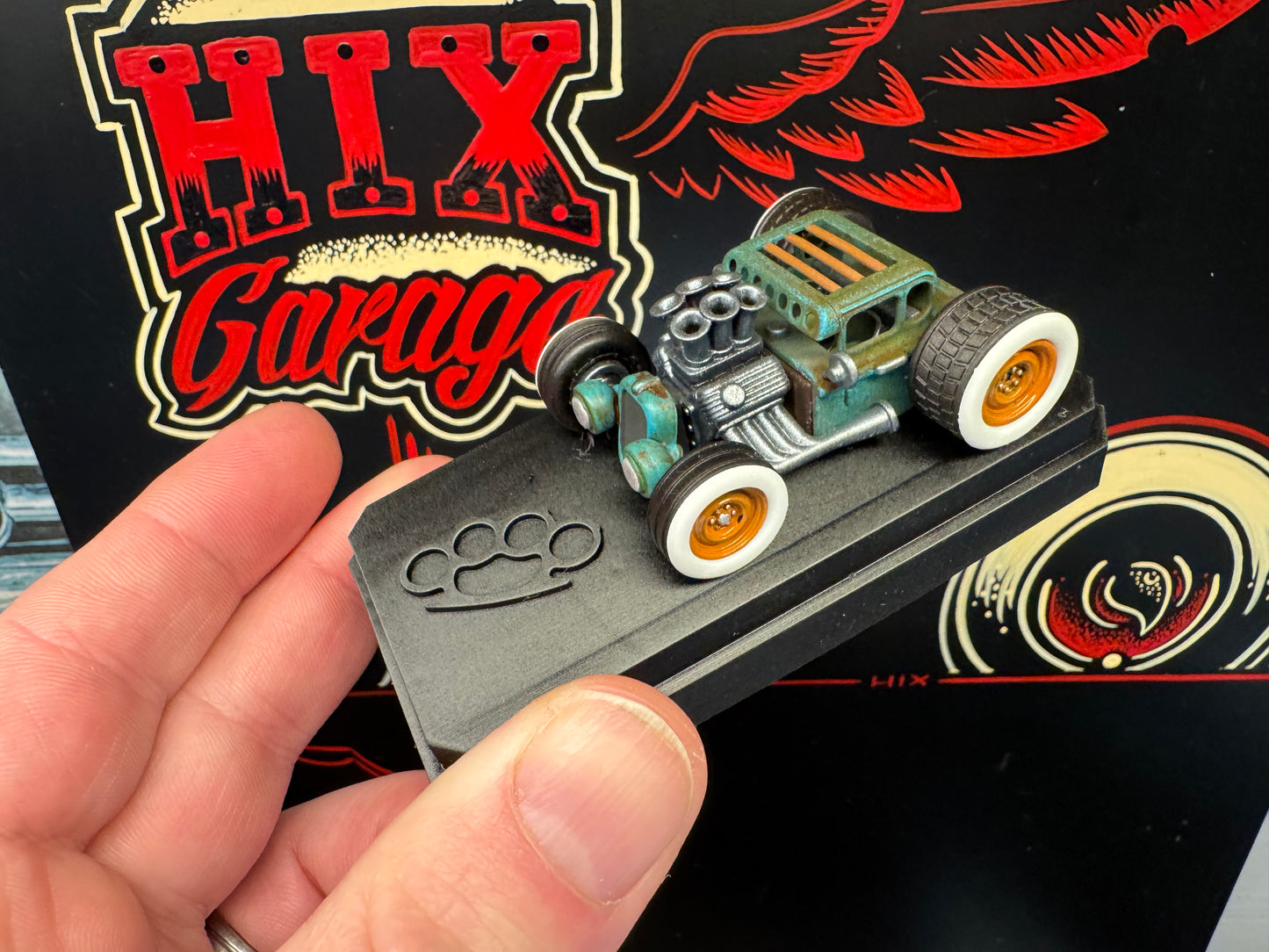 7 of 12 prototype Hix hotrod build short coupe 1/64