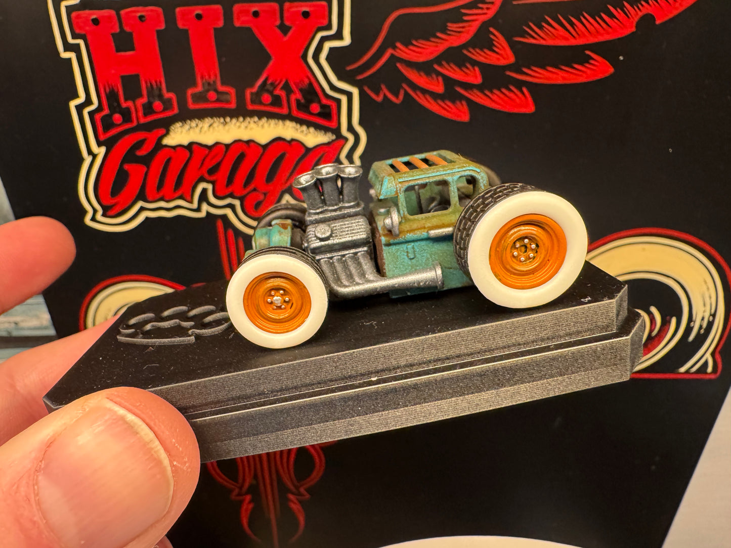 7 of 12 prototype Hix hotrod build short coupe 1/64