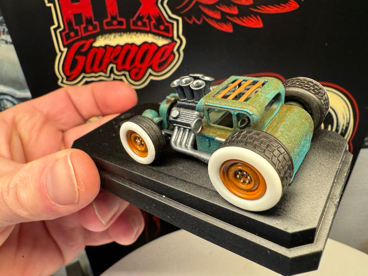 7 of 12 prototype Hix hotrod build short coupe 1/64
