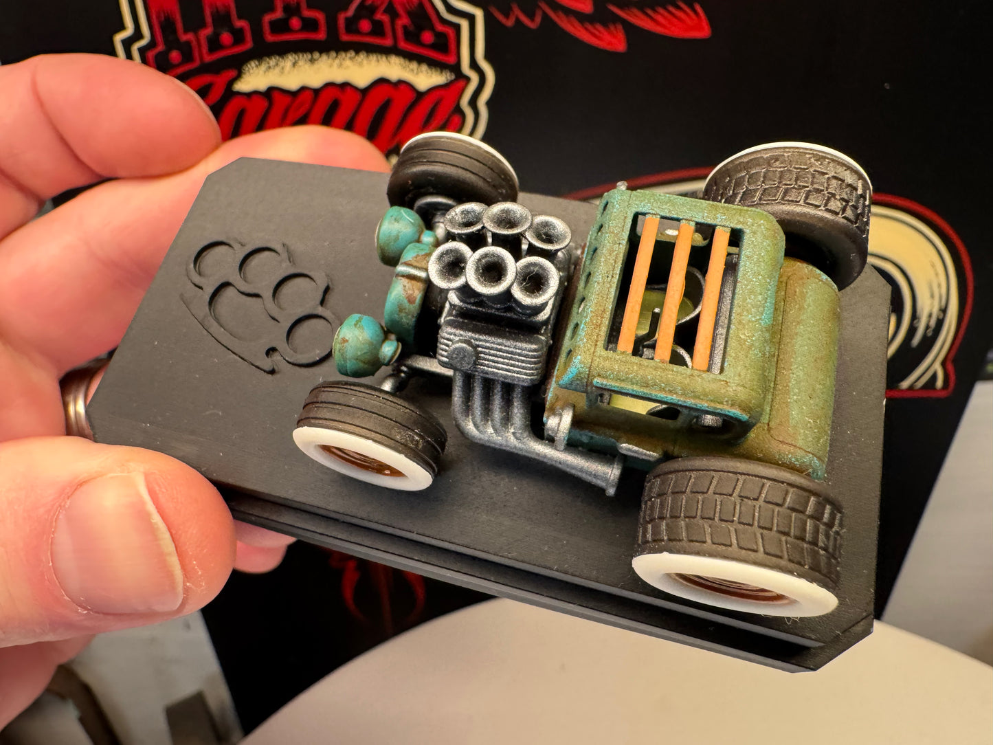 7 of 12 prototype Hix hotrod build short coupe 1/64