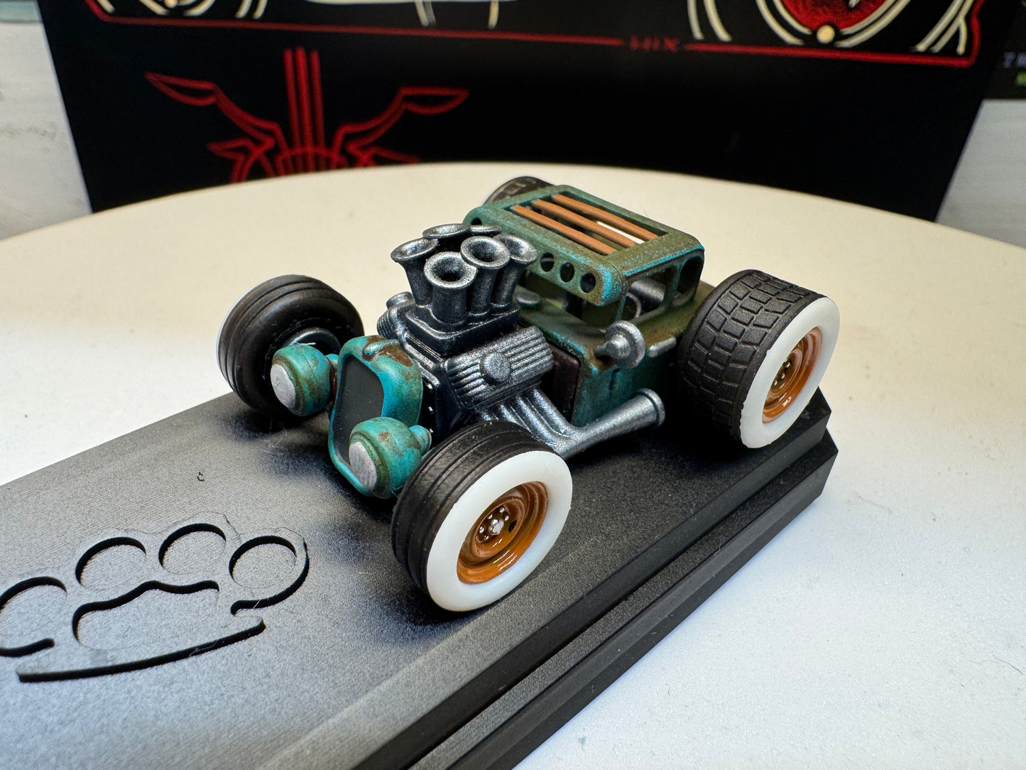 7 of 12 prototype Hix hotrod build short coupe 1/64