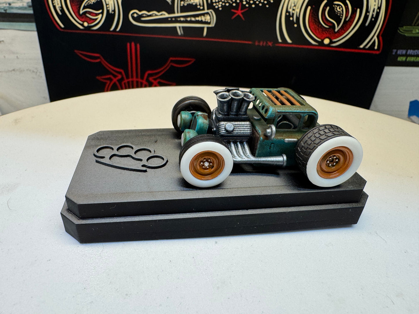 7 of 12 prototype Hix hotrod build short coupe 1/64
