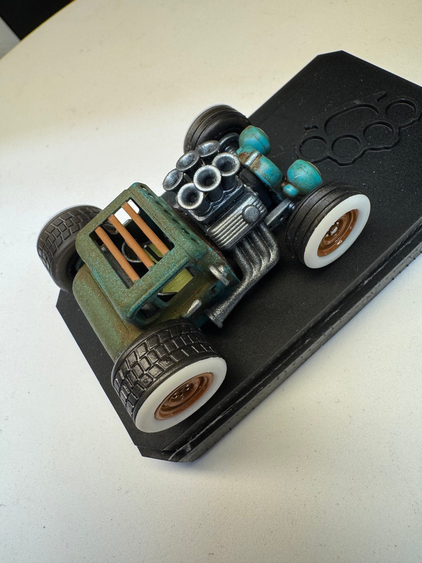 7 of 12 prototype Hix hotrod build short coupe 1/64