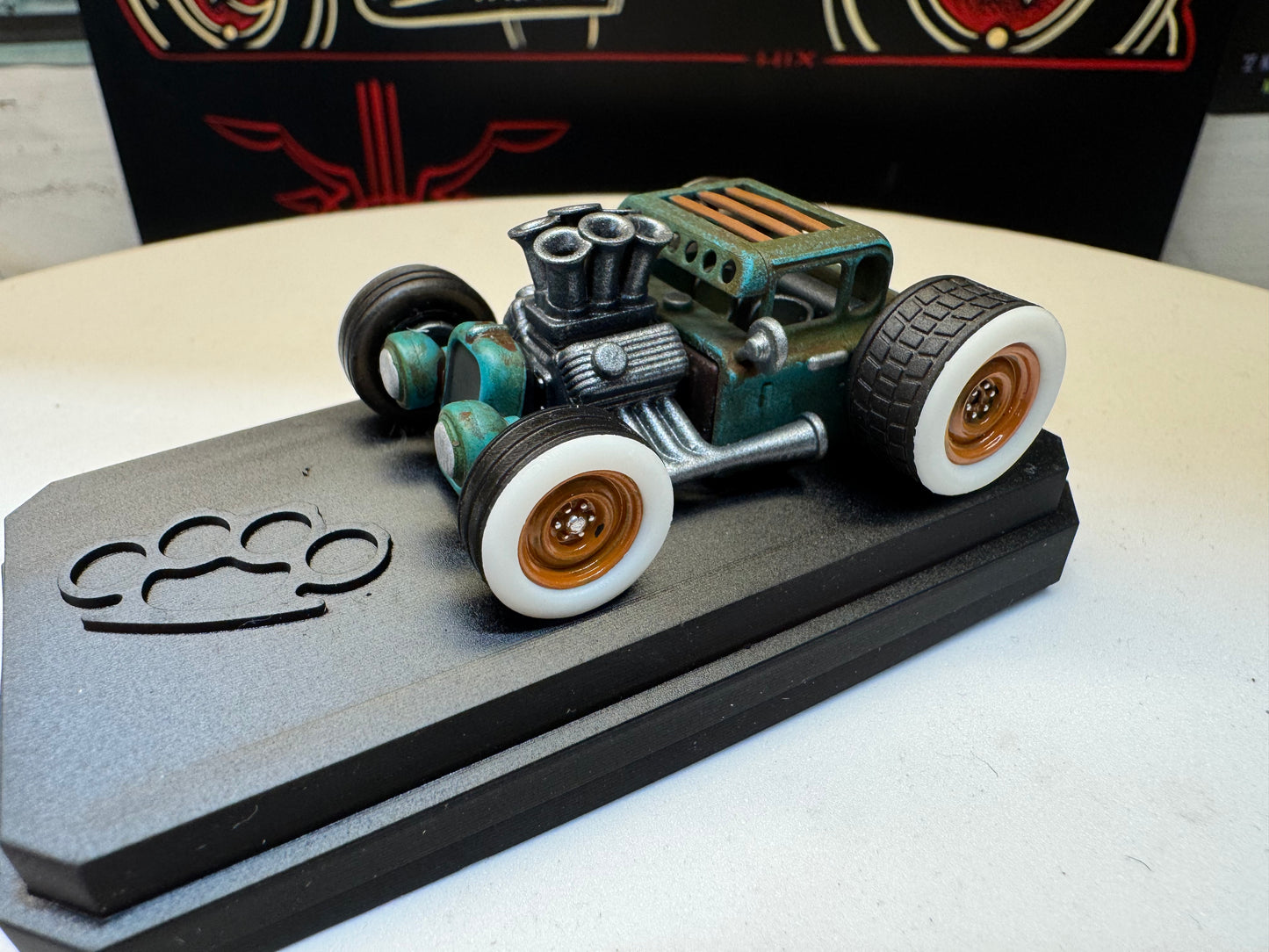 7 of 12 prototype Hix hotrod build short coupe 1/64