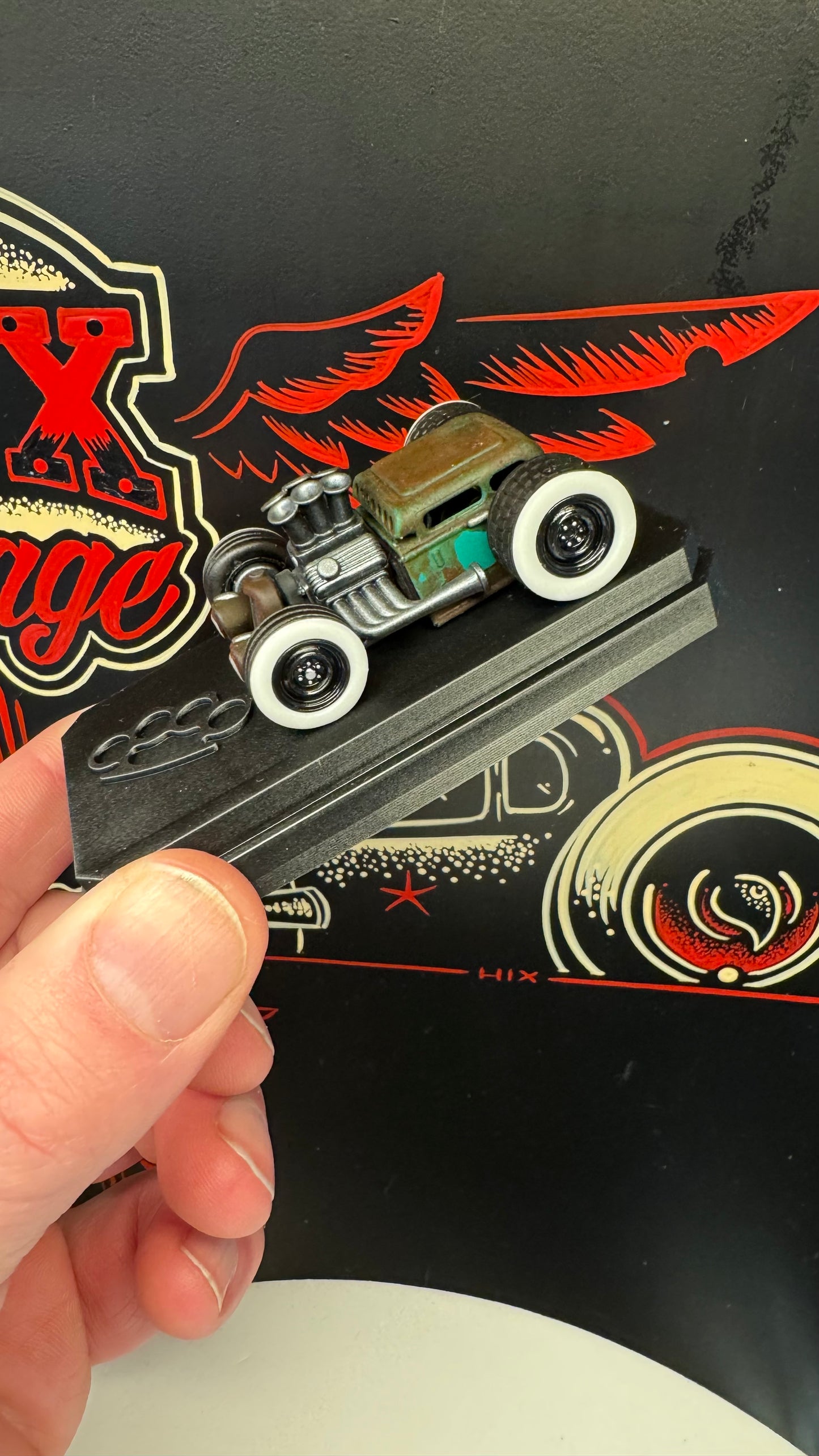 8 of 12 prototype Hix hotrod build sedan 1/64