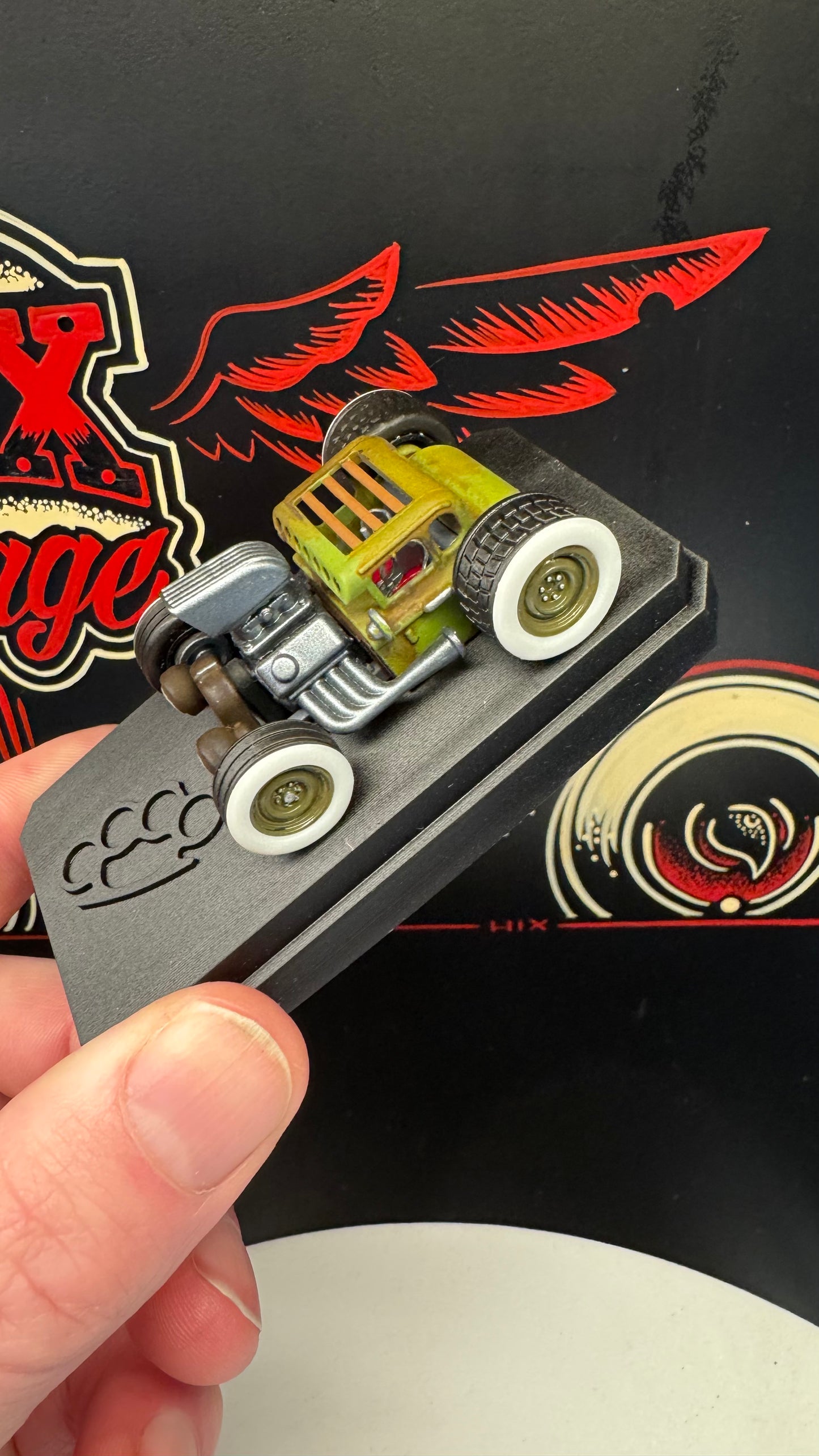 10 of 12 prototype Hix hotrod build short coupe 1/64