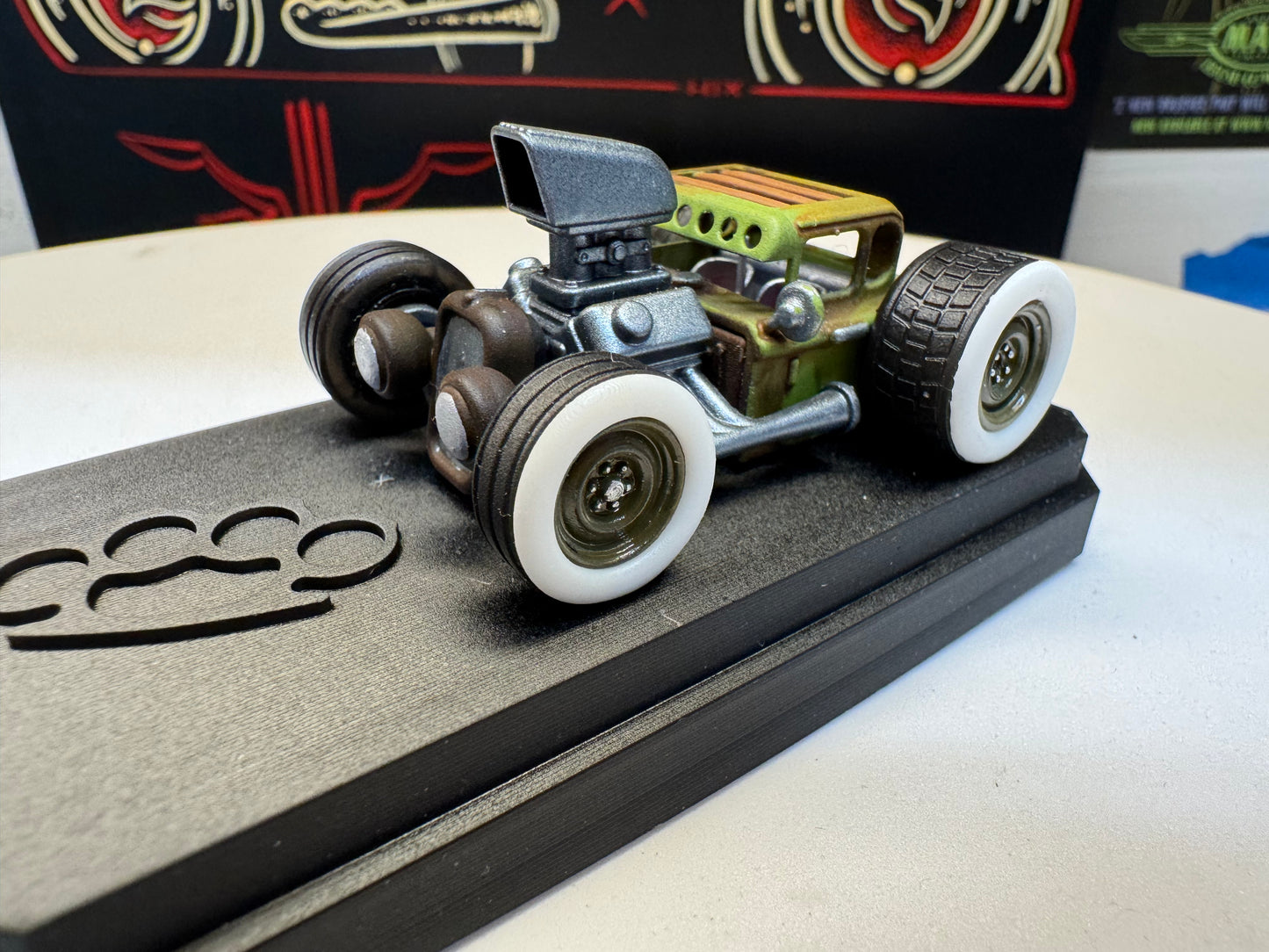 10 of 12 prototype Hix hotrod build short coupe 1/64