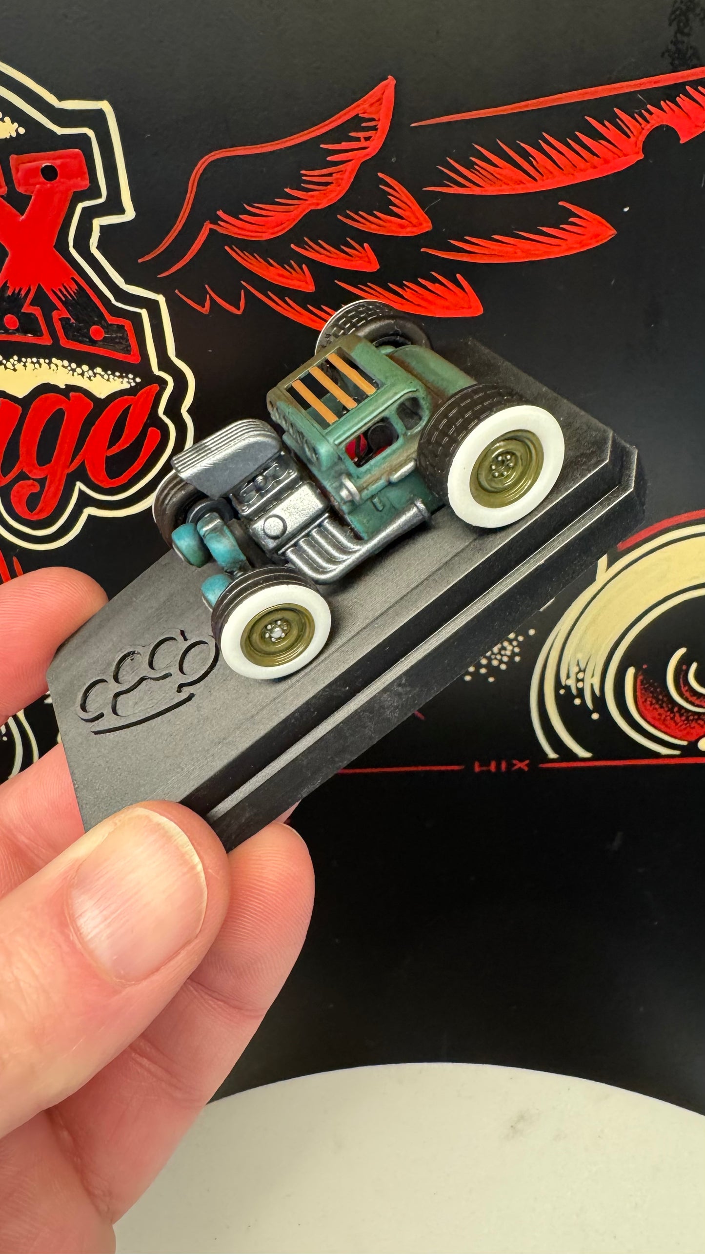 11 of 12 prototype Hix hotrod build short coupe 1/64