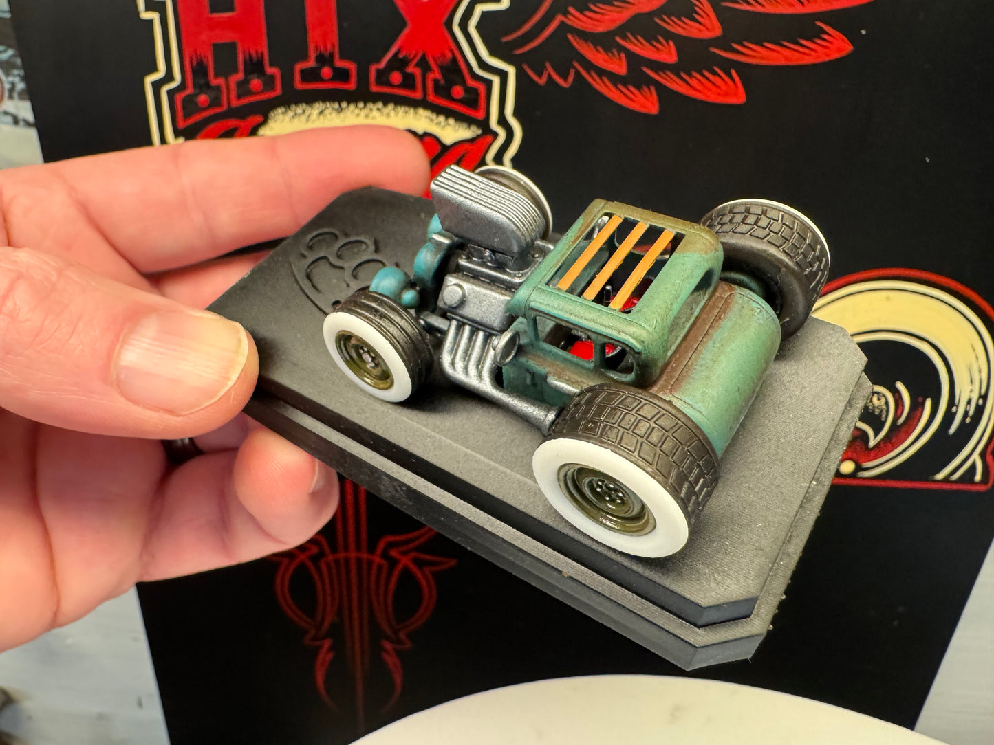 11 of 12 prototype Hix hotrod build short coupe 1/64