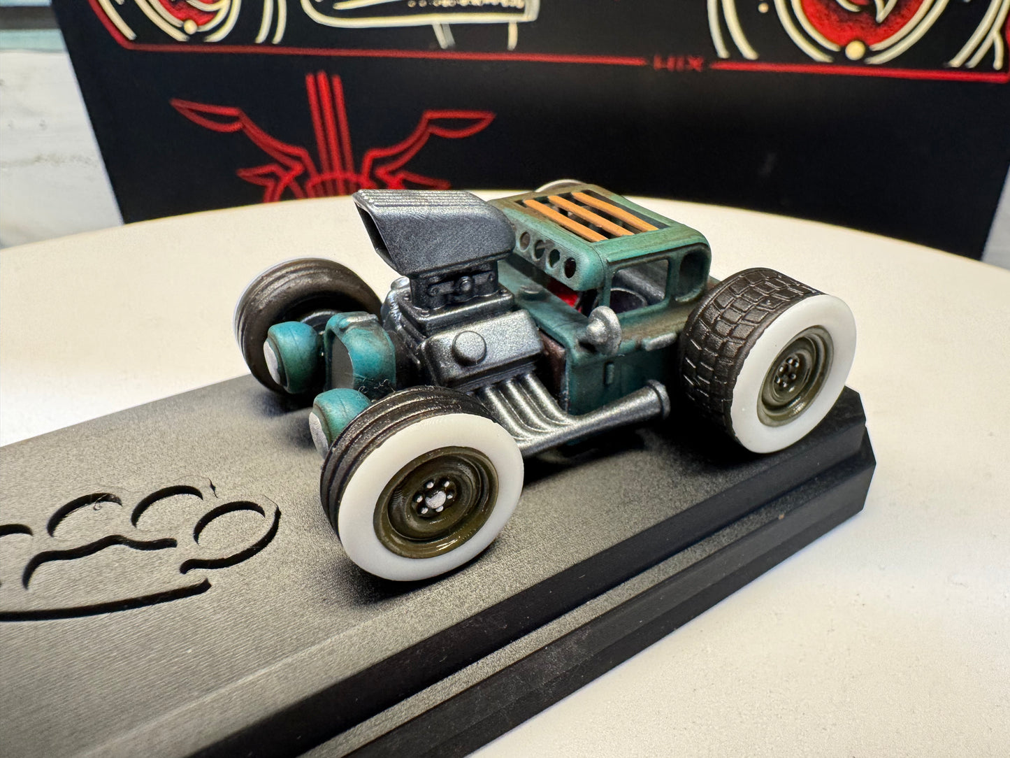 11 of 12 prototype Hix hotrod build short coupe 1/64