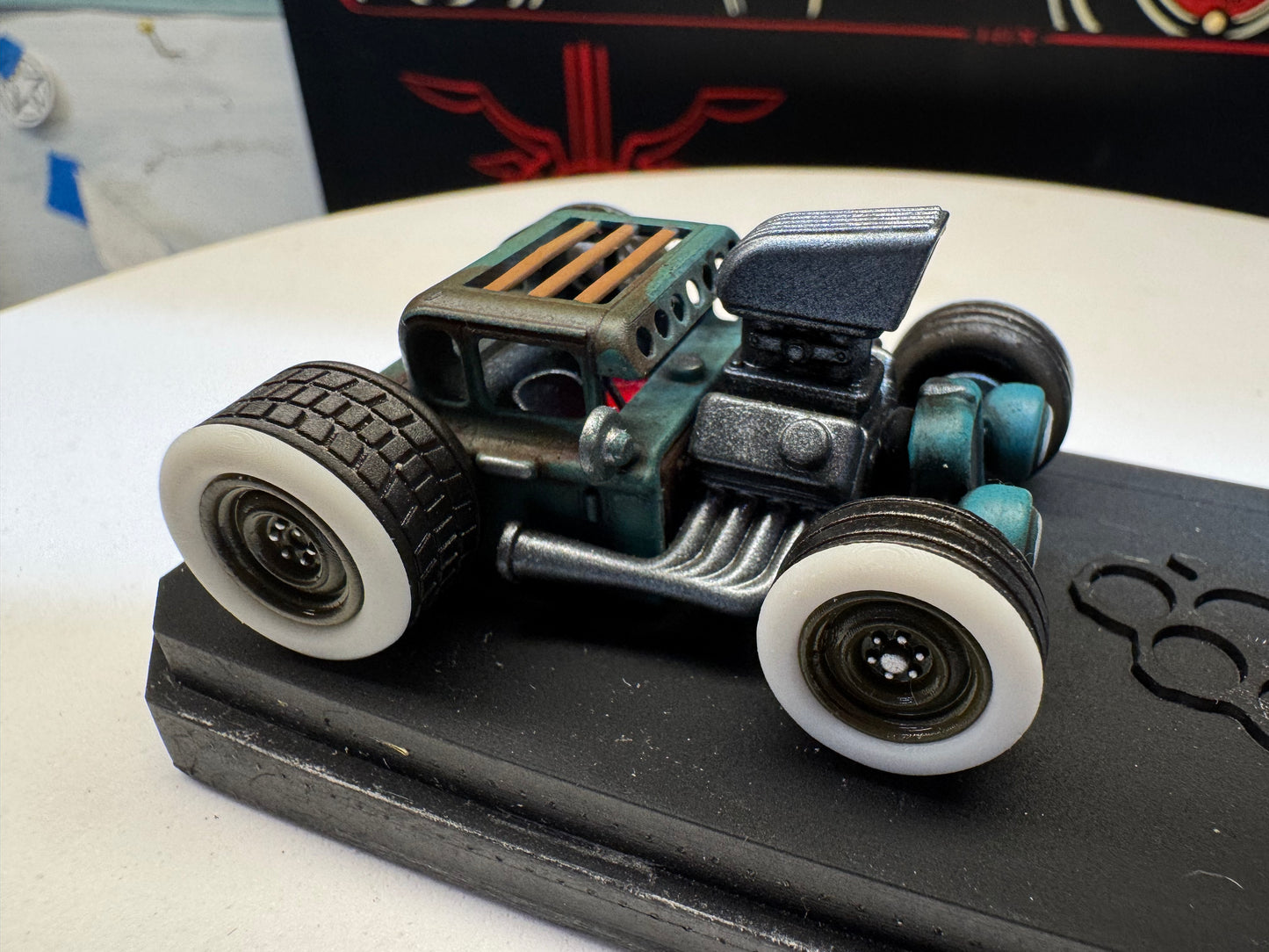 11 of 12 prototype Hix hotrod build short coupe 1/64