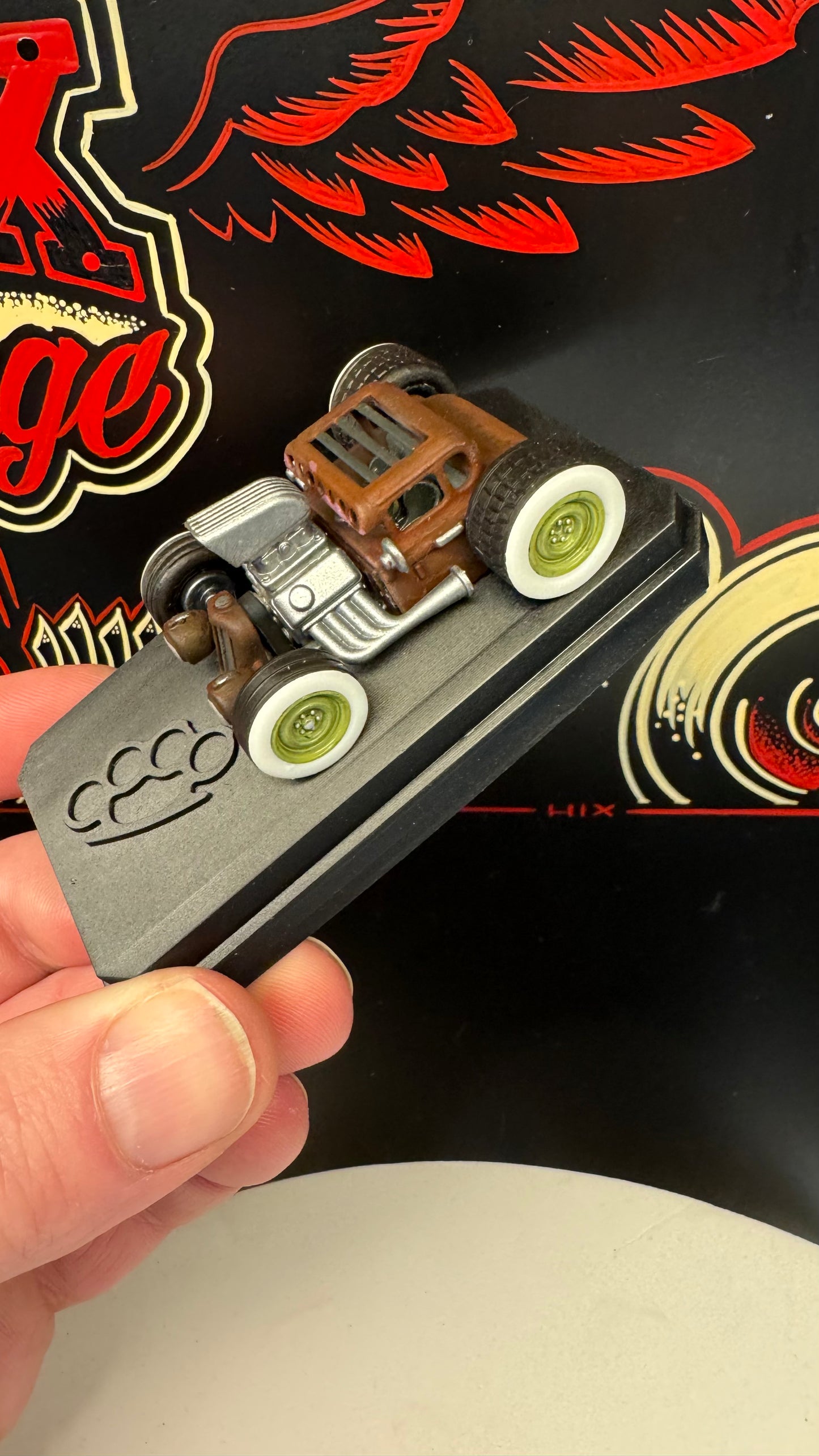 12 of 12 prototype Hix hotrod build short coupe 1/64