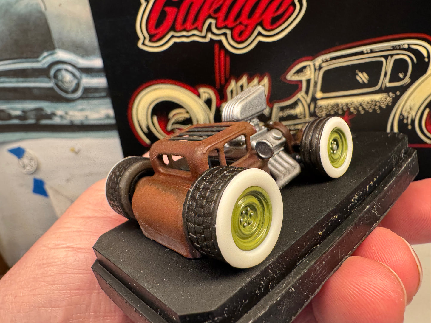 12 of 12 prototype Hix hotrod build short coupe 1/64