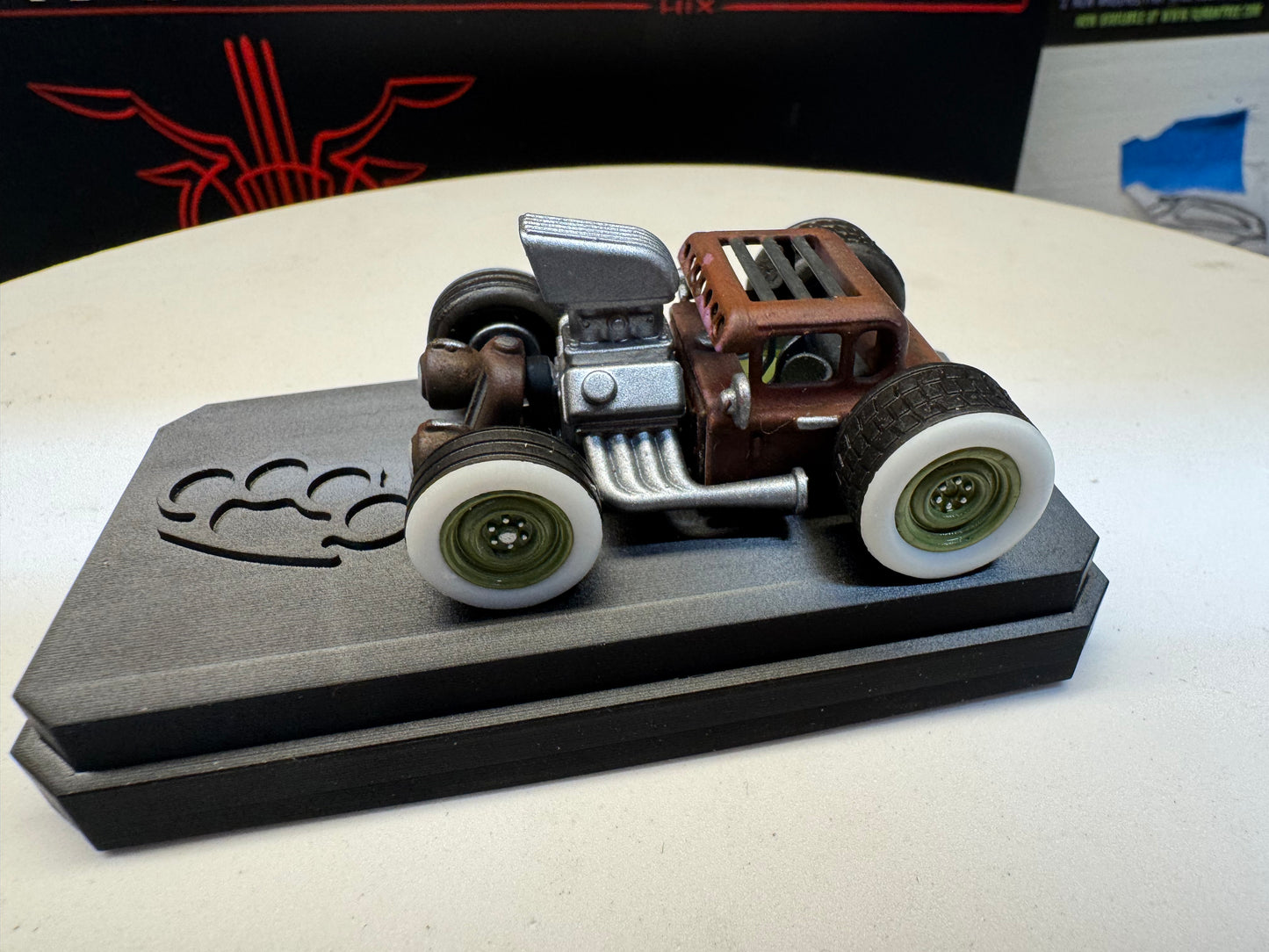 12 of 12 prototype Hix hotrod build short coupe 1/64