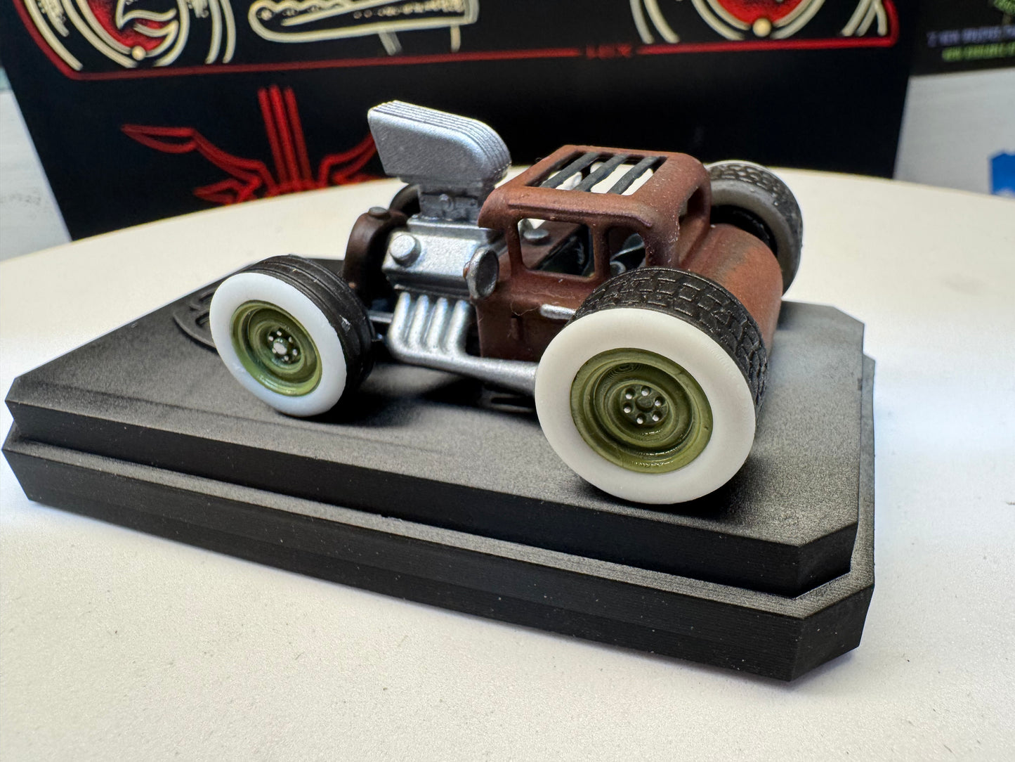 12 of 12 prototype Hix hotrod build short coupe 1/64