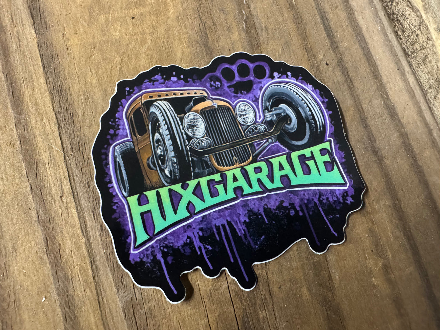 Bonnie hixgarage logo Sticker