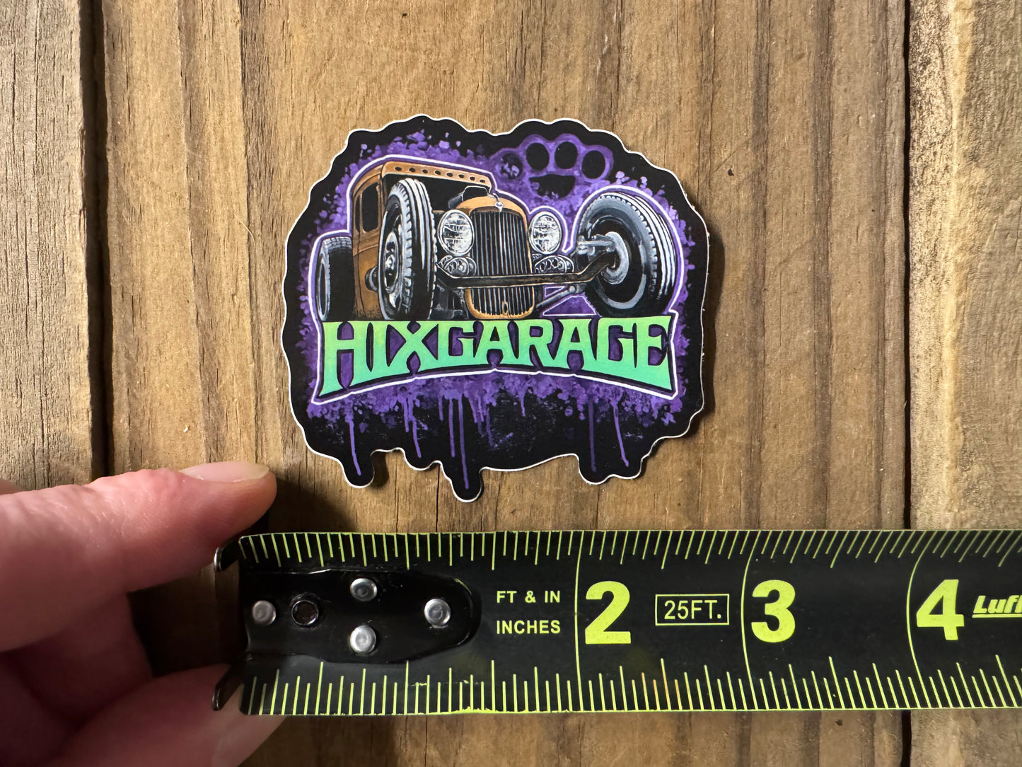 Bonnie hixgarage logo Sticker