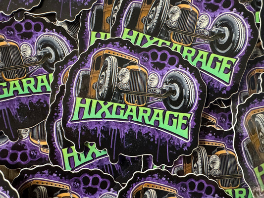 Bonnie hixgarage logo Sticker