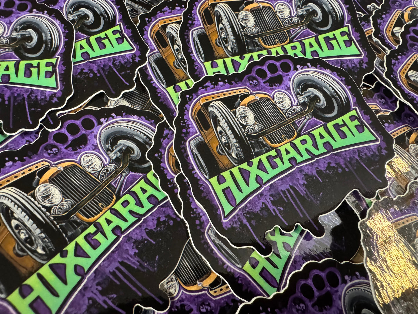 Bonnie hixgarage logo Sticker