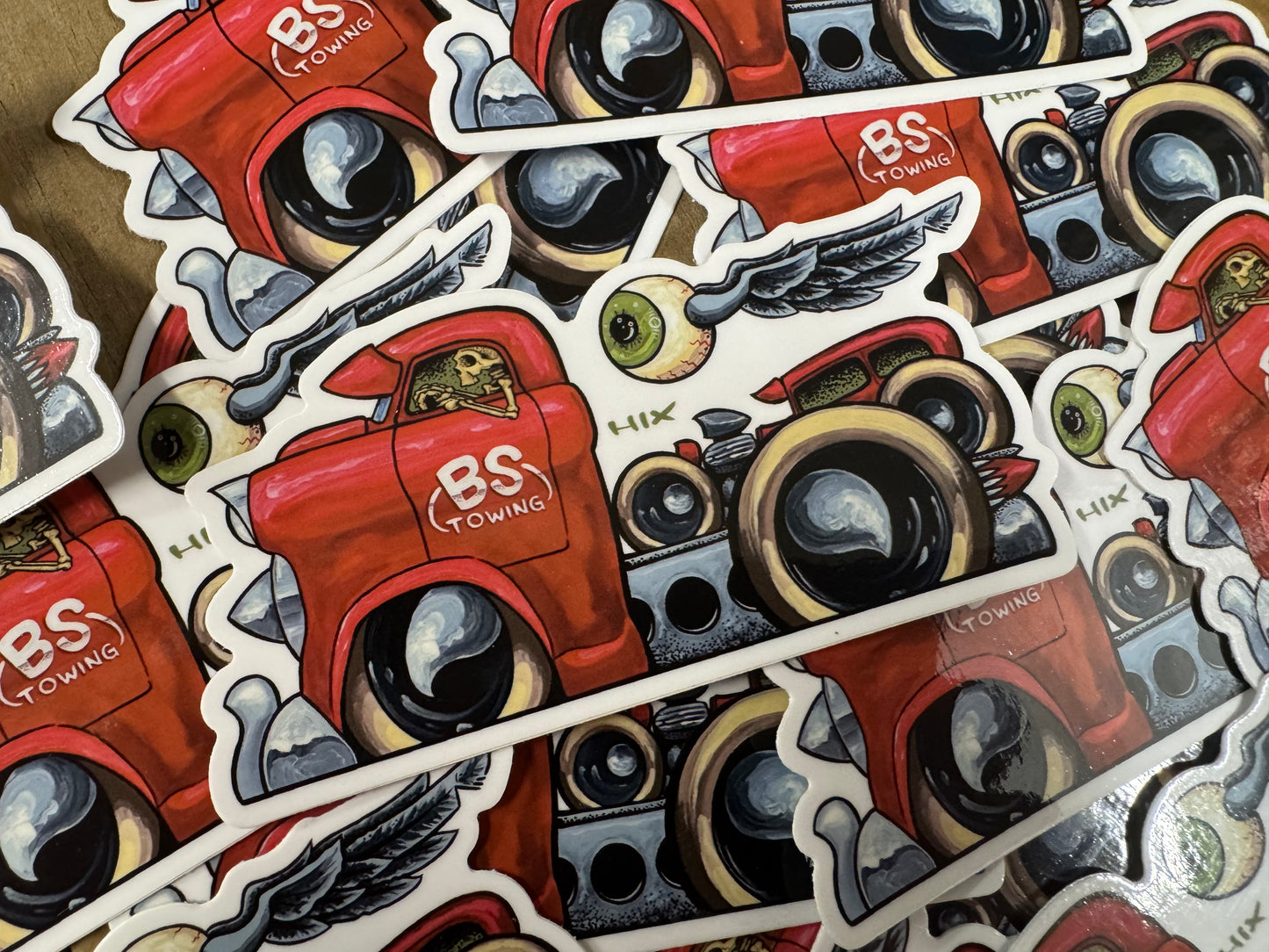 BS Towing Sticker