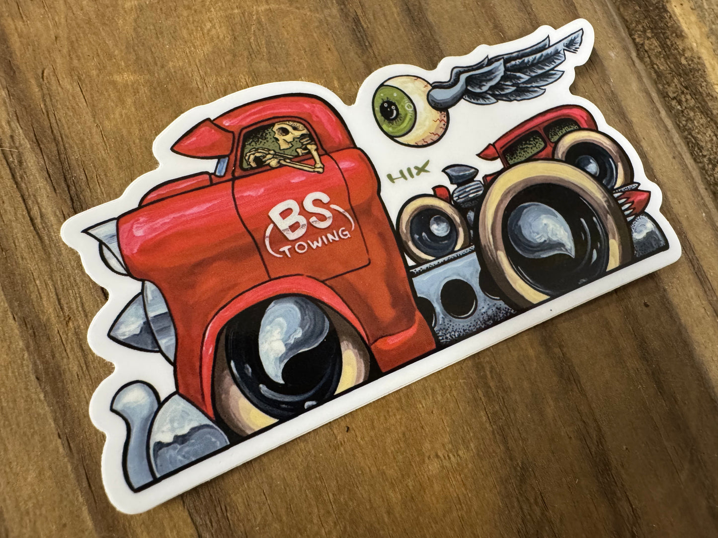 BS Towing Sticker