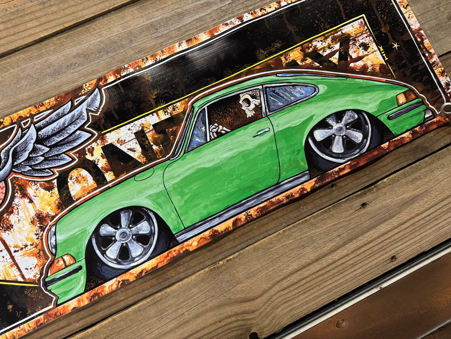 Banner- 73 porsche oneway