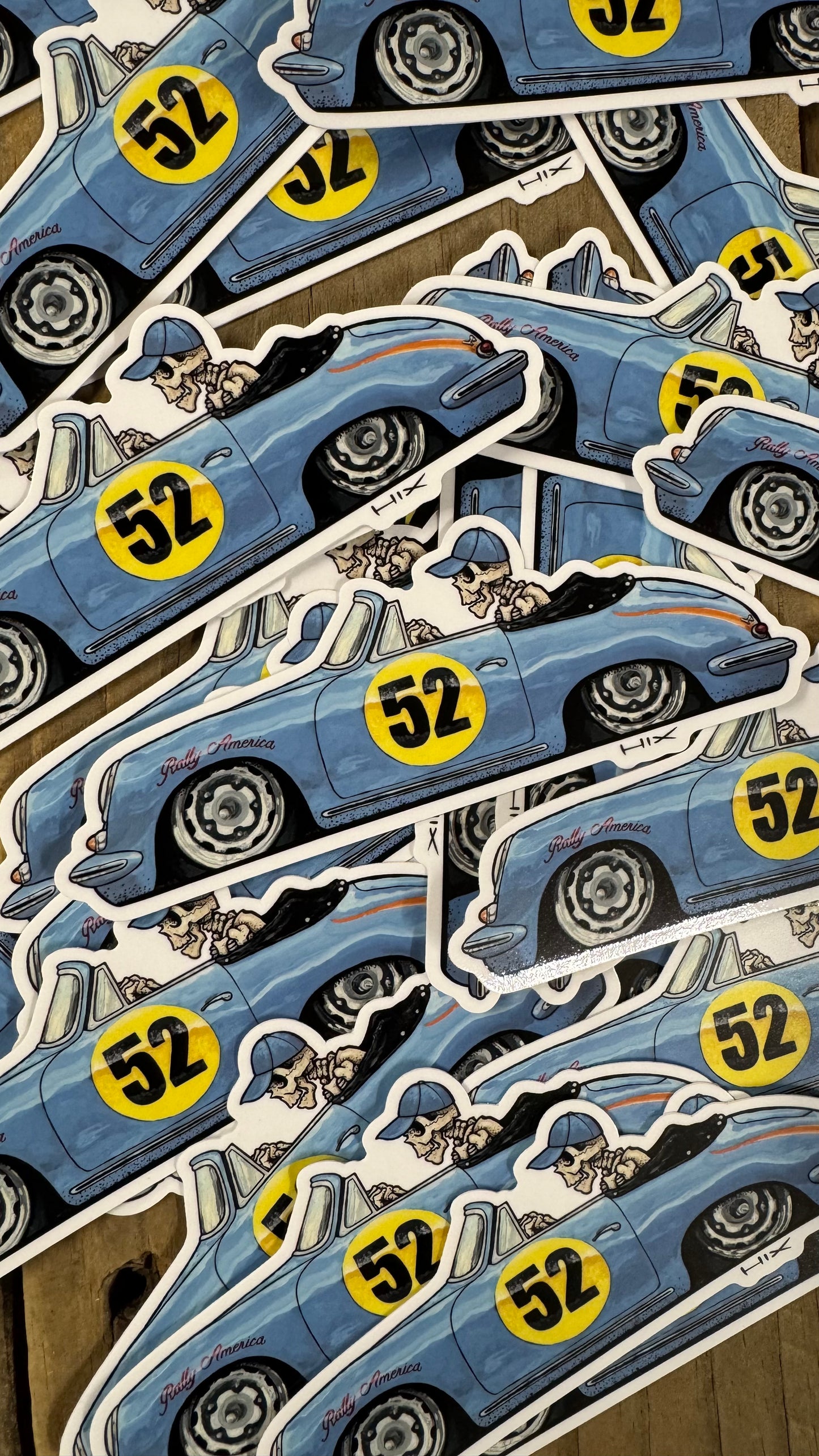 Rally America 356b Sticker