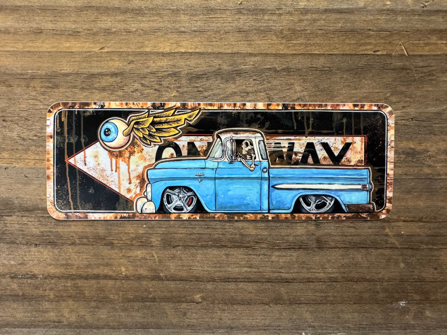 58 GMC oneway sticker
