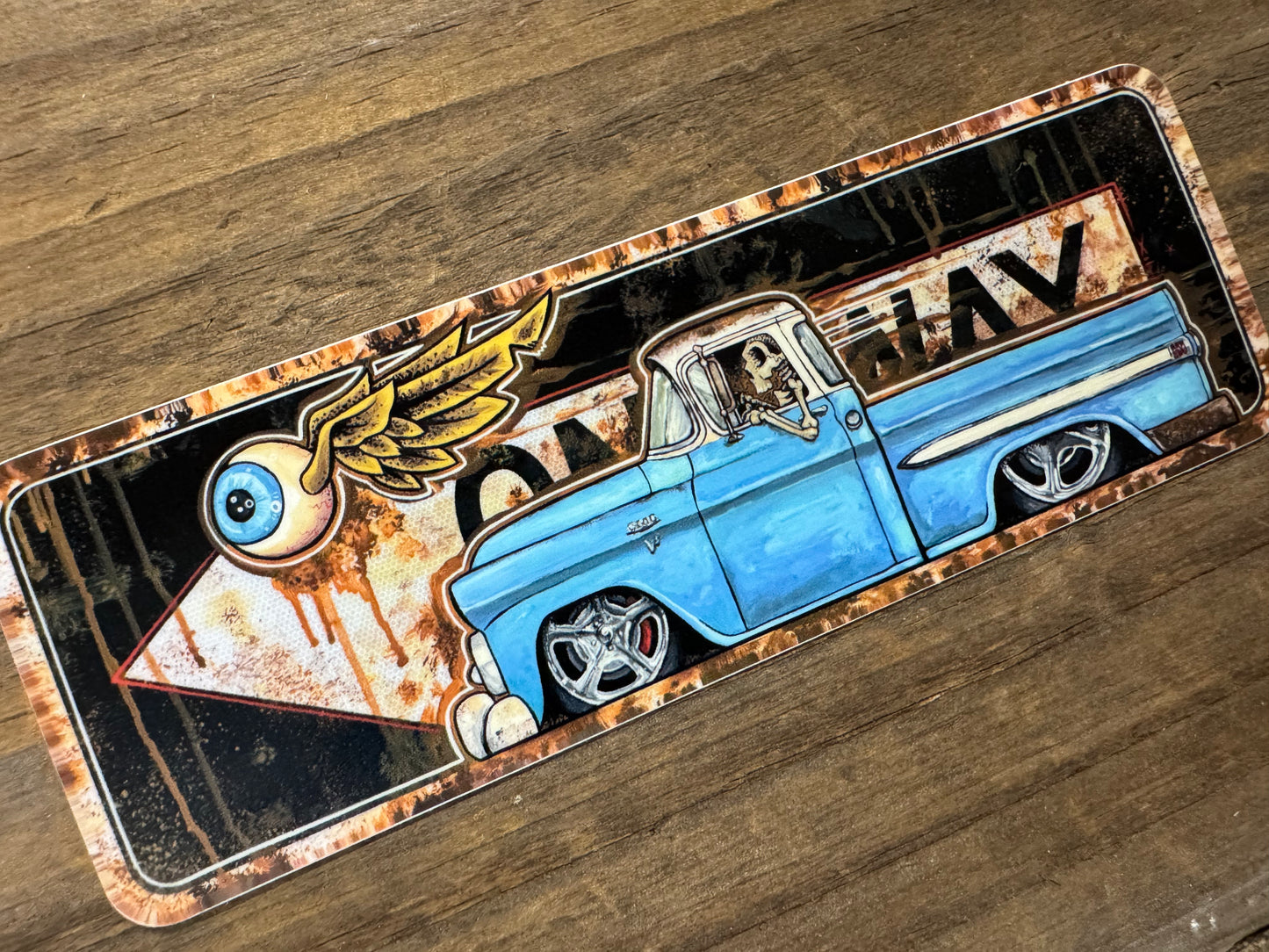 58 GMC oneway sticker
