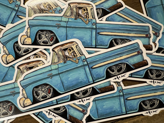 58 GMC sticker