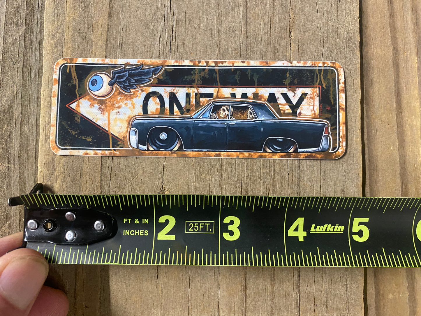 63 linc oneway Sticker