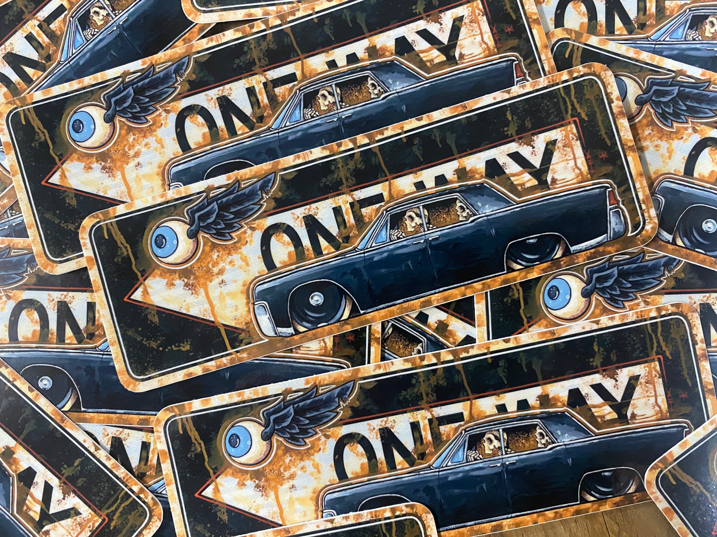 63 linc oneway Sticker