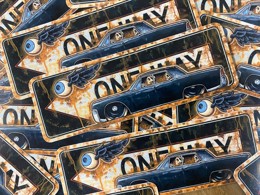 63 linc oneway Sticker