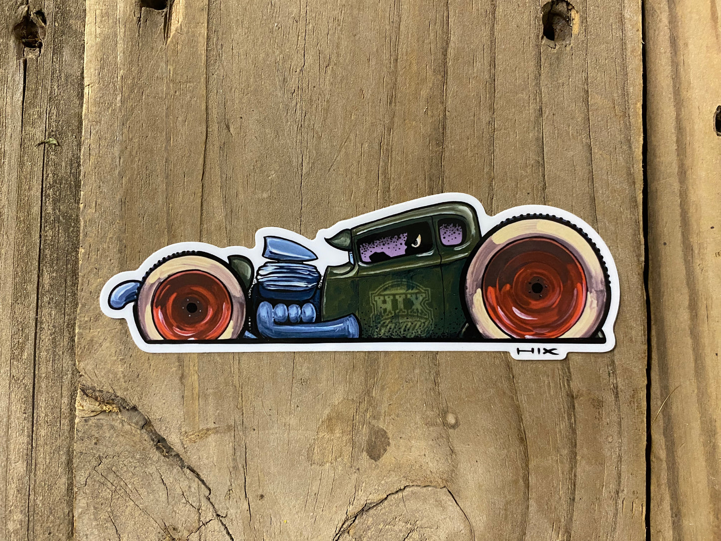 hixgarage Green Coupe 2025 Sticker