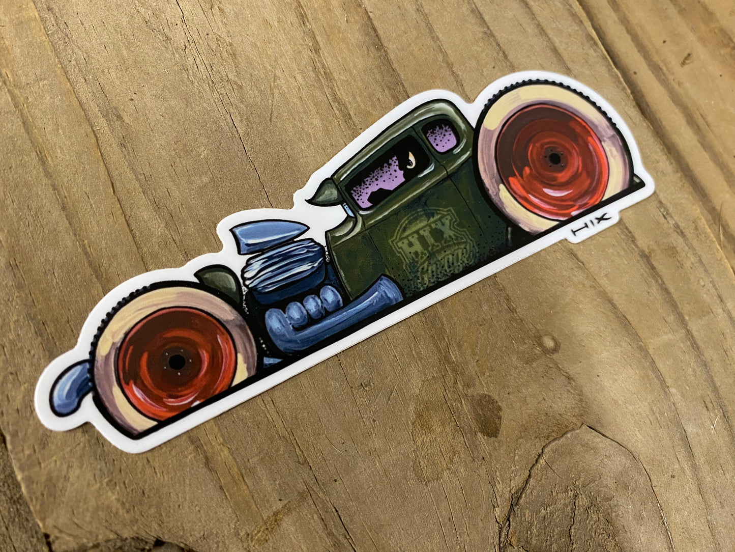 hixgarage Green Coupe 2025 Sticker