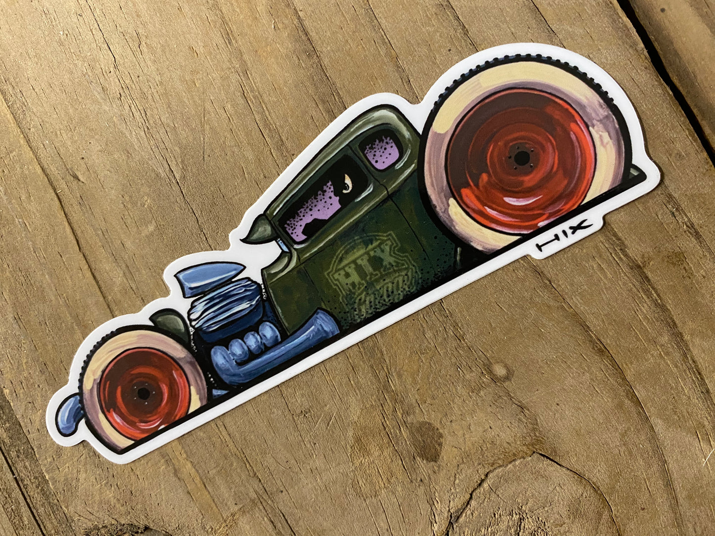 hixgarage Green Coupe 2025 Sticker