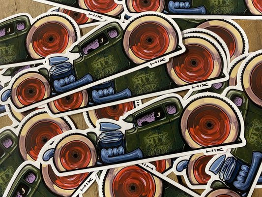 hixgarage Green Coupe 2025 Sticker