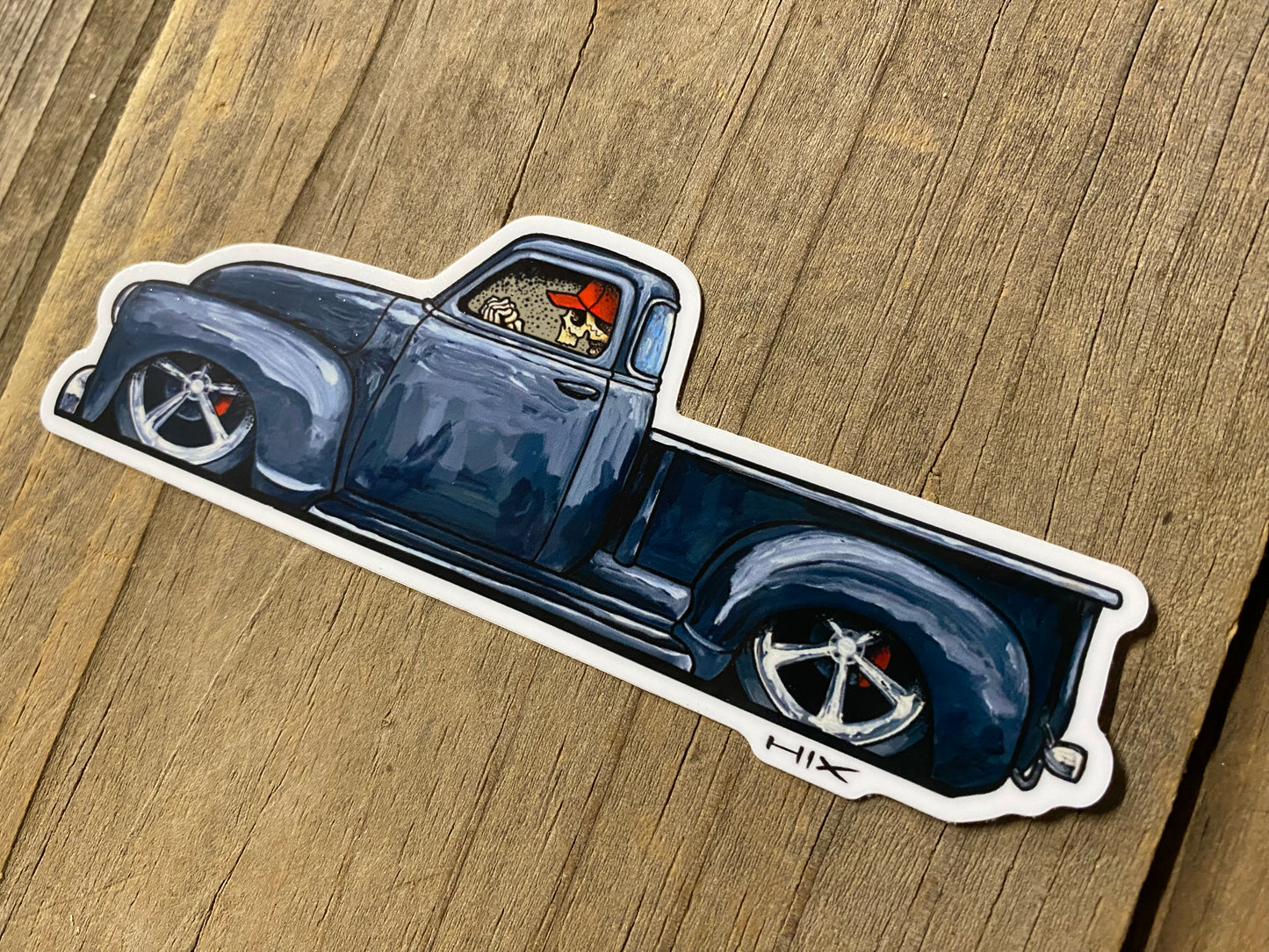 1953 Gray Truck Sticker