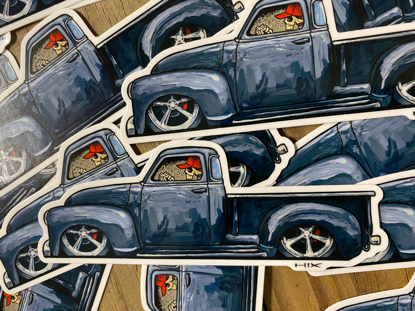 1953 Gray Truck Sticker