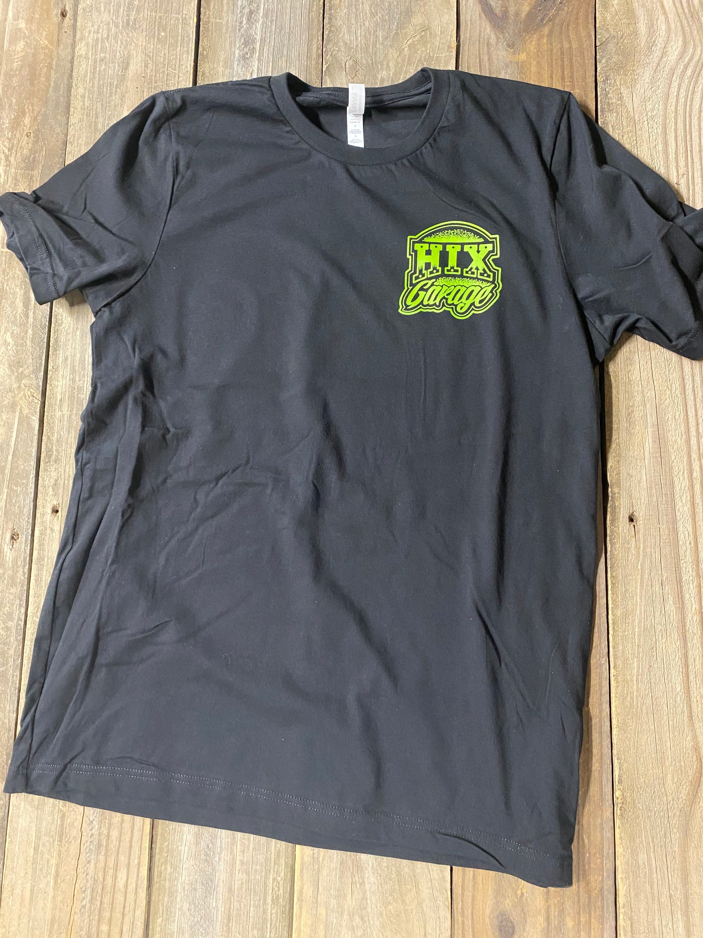 hixgarage purple/green logo T