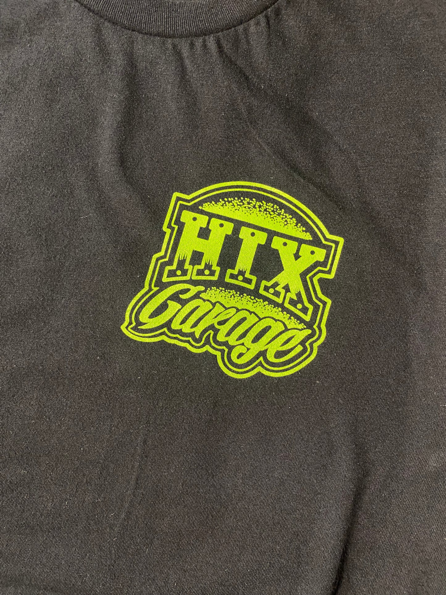 hixgarage purple/green logo T